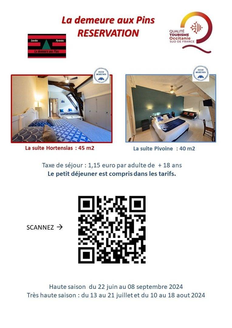 La Demeure aux Pins - Suite junior Pivoine in Lourdes, Hautes-Pyrénées