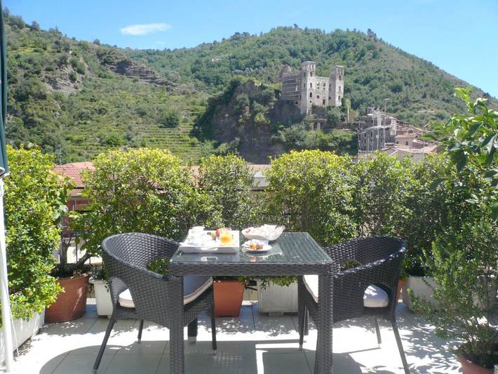 Chambre d’hôte pour 4 personnes, avec Balcon et Terrasse