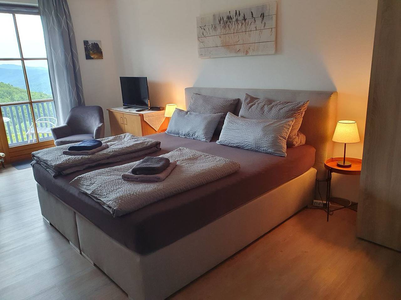 Ganze Wohnung, "Arberblick" -  Ferienwohnung Nr. 41 in der Ferienanlage Sonnenwald in Langfurth-Schöfweg in Schöfweg, Ostbayern
