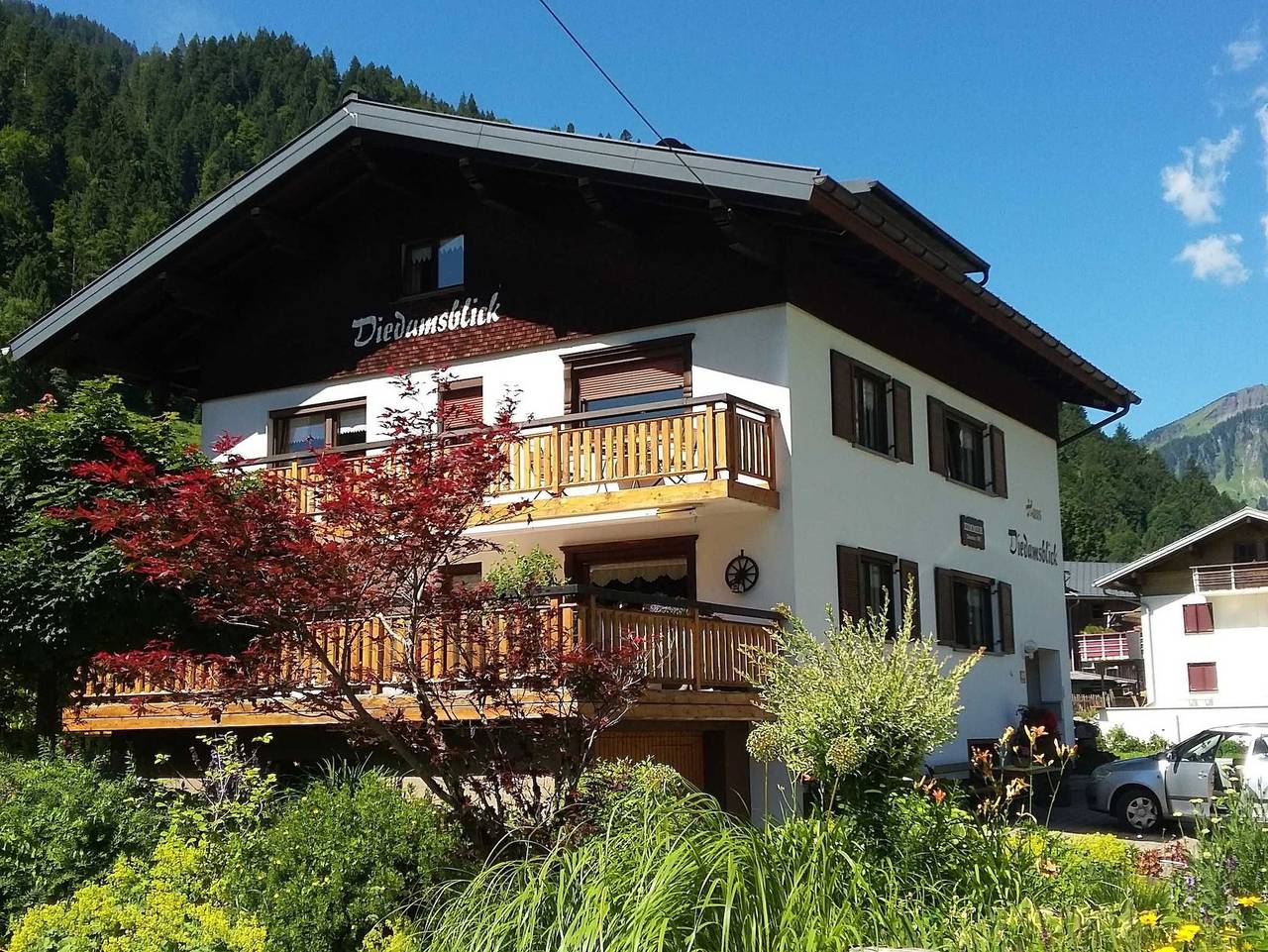 Haus Diedamsblick - Doppelzimmer mit Balkon in Au, Bregenzerwald