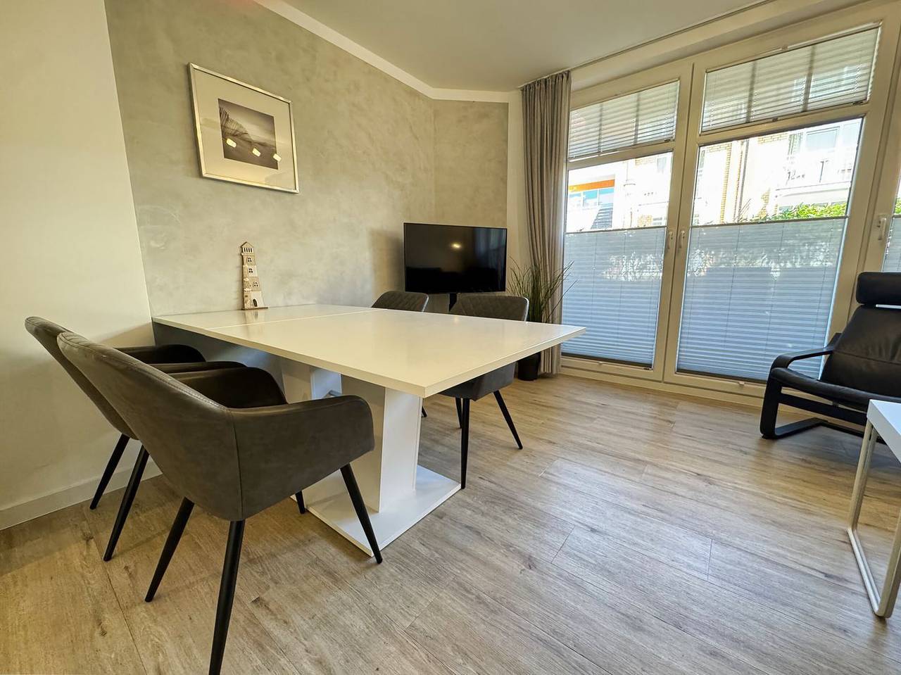 Ganze Wohnung, Schwertmuschel auf Norderney – 65 m² für bis zu 4 Gäste mit Terrasse in Norderney