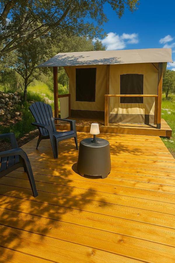 Camping pour 2 personnes, avec vue