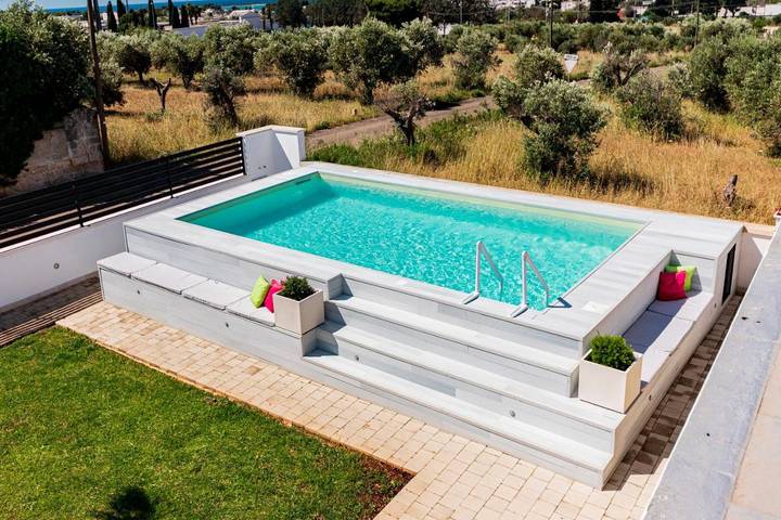 Location de vacances pour 4 personnes, avec piscine ainsi que jardin et vue, adapté aux familles à Porto Cesareo - 2