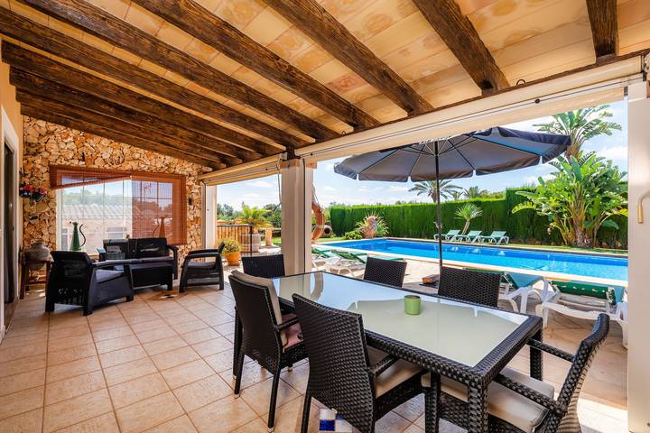 Location de vacances pour 9 personnes, avec jardin à Portocolom - 4