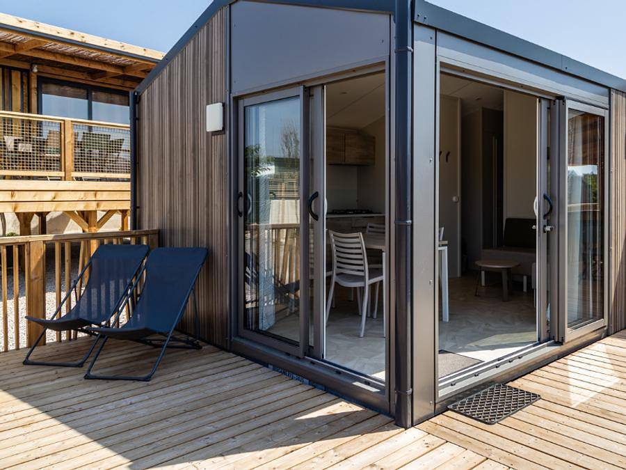 Camping Relais du Léman Pausado - Mobilhome 6 personas - Mobil home 6 plazas Premium Grande in Messery, Thonon-les-Bains region