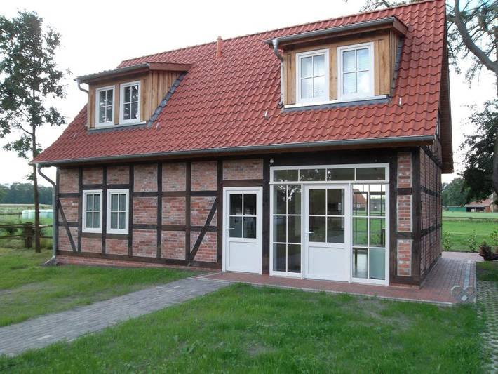 Ferienwohnung für 4 Personen, mit Terrasse und Garten sowie Ausblick in Bruchhausen-Vilsen