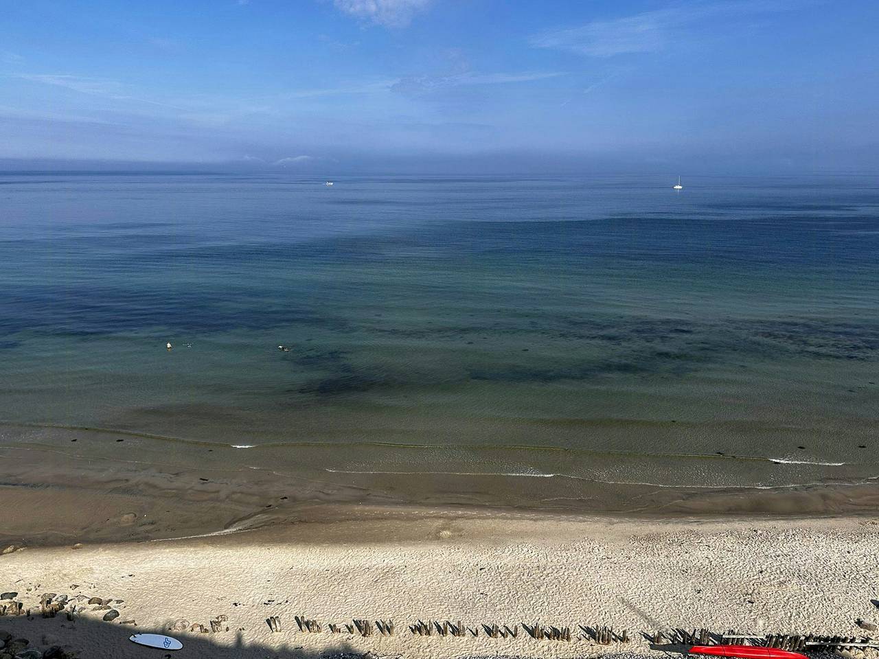 Holzhaus mit Panoramablick auf das Kattegat in Hundested, Kattegat Küste