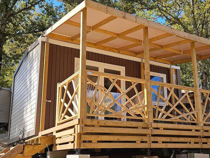 Mobil home pour 2 personnes, avec bassin pour enfant, animaux acceptés dans Saint-Géry-Vers - 2