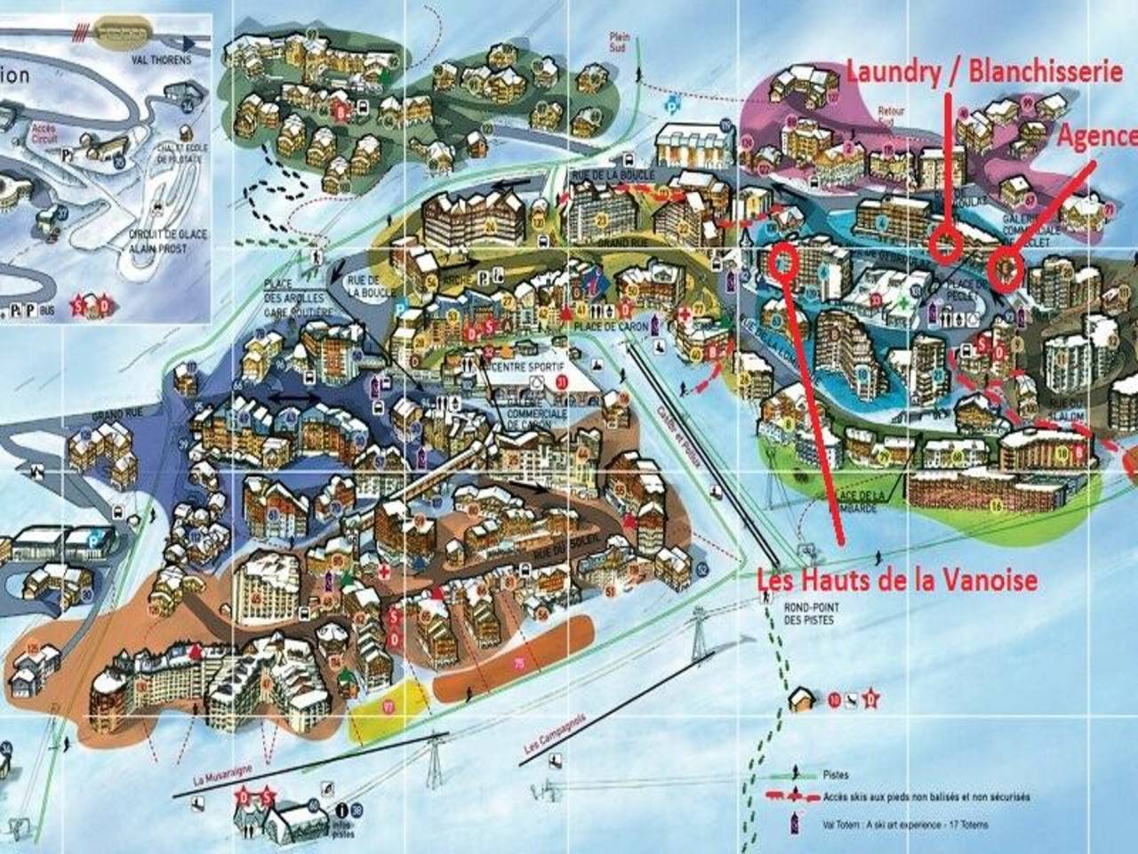 Ganze Wohnung, Val Thorens Vermietung: Studio für zwei Personen im Zentrum des Resorts in Val Thorens, Les Trois Vallées