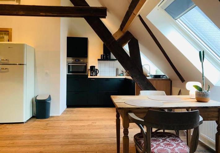 Gîte pour 3 personnes, avec terrasse et jardin à Bornem