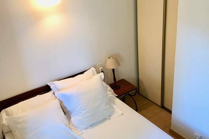 Apartamento entero, Apartamento B1 con vista al mar y montañas, Residencia Padovani Marina, planta baja in Calcatoggio, Golfe de Sagone