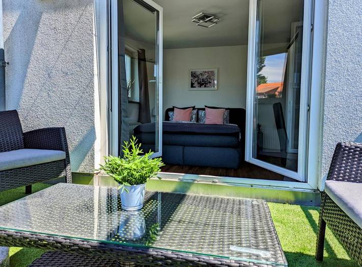 Ferienwohnung für 6 Personen, mit Ausblick und Pool sowie Terrasse in Zoo Leipzig - 2