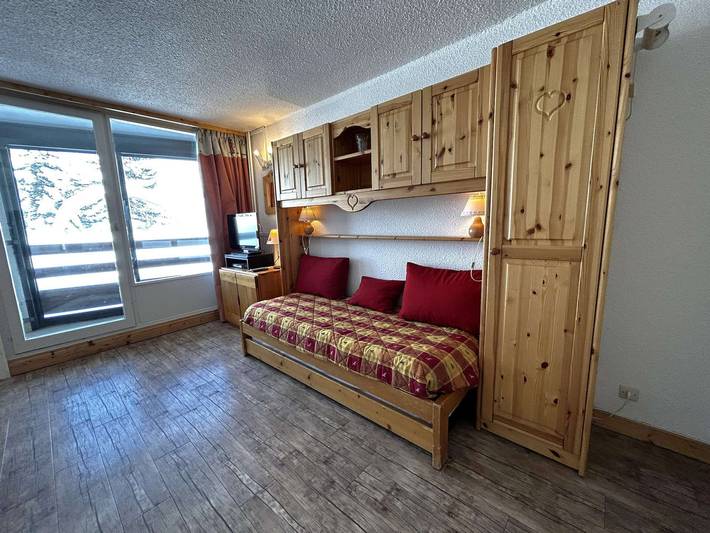 Gîte pour 4 personnes, avec balcon dans Office De Tourisme Les Menuires