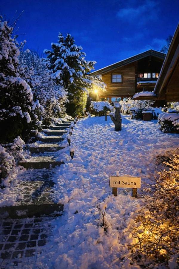 Ferienwohnung für 3 Personen, mit Sauna und Garten sowie Whirlpool in Das Blaue Land - 2