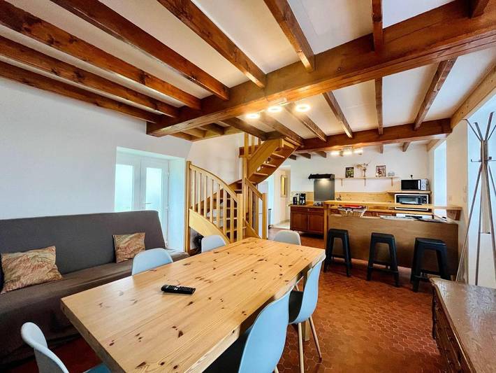 Location de vacances pour 4 personnes, avec jardin à Liesville-sur-Douve