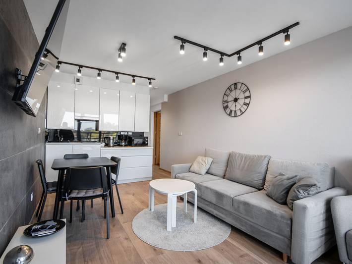 Ferienwohnung für 6 Personen, mit Balkon und Terrasse sowie Garten in Dziwnówek