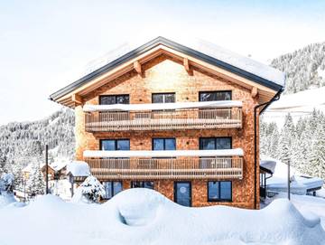 Ferienwohnung für 4 Personen, mit Terrasse und Garten, kinderfreundlich in Schröcken