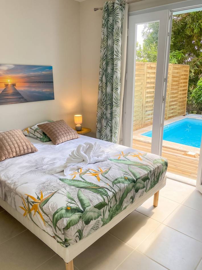 Bungalow acogedor Le Lamentin 20 m² piscina in Le Lamentin, Martinica