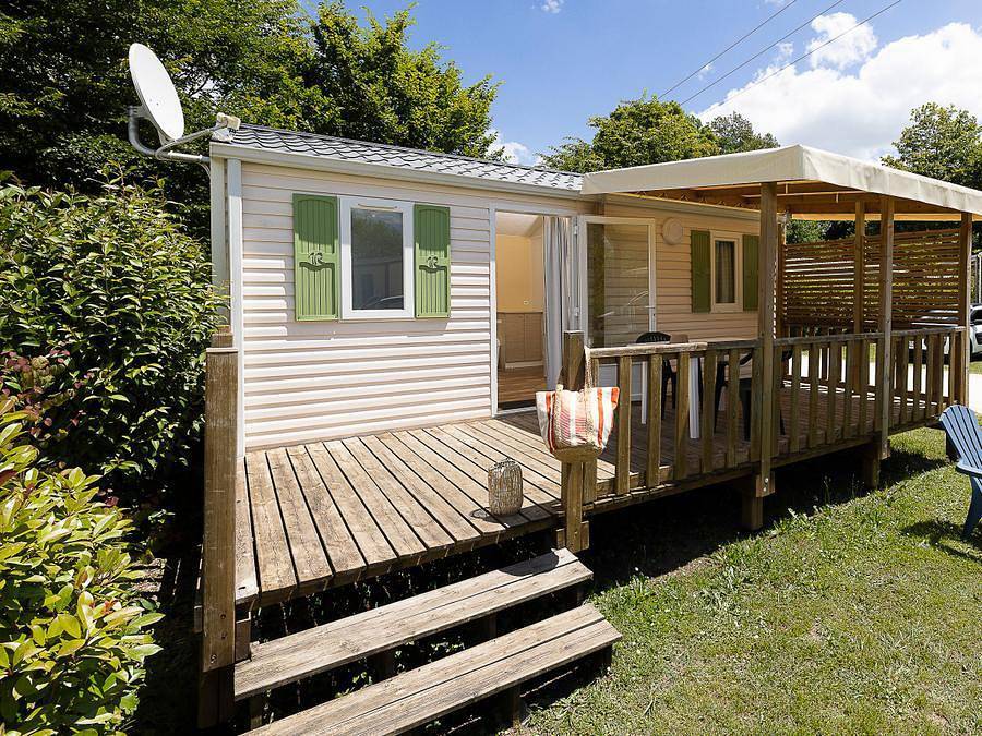 Camping La Cigaline - Mobilheim 2 personen - Loupiac in Montpon-Ménestérol, Périgord Blanc