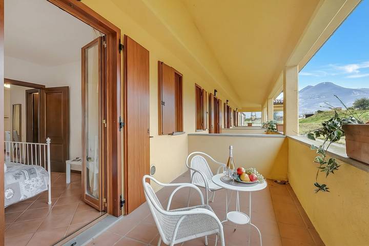 Ferienwohnung für 4 Personen, mit Balkon und Pool, mit Haustier