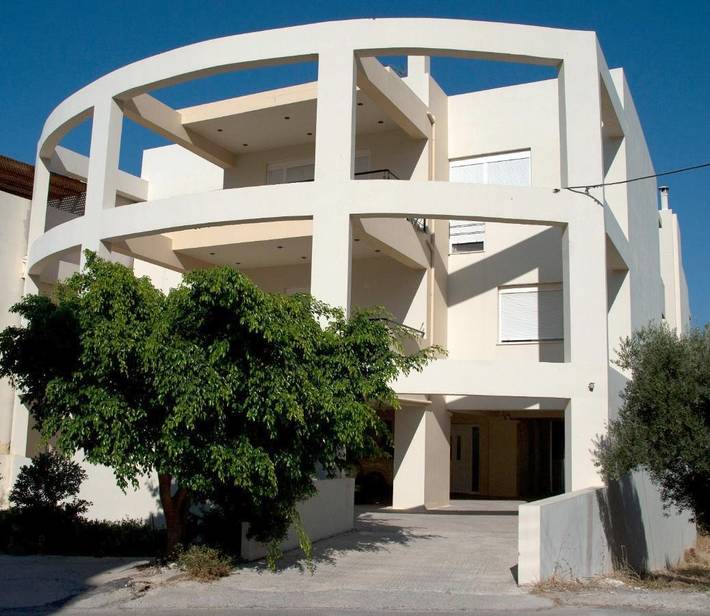 Maison d’hôte pour 2 personnes, avec jardin ainsi que vue et balcon, adapté aux familles à Héraklion - 3