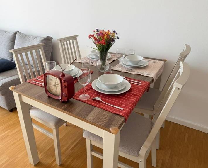 Ferienwohnung für 6 Personen, mit Balkon und Terrasse sowie Garten und Ausblick in Steglitz Berlin - 4