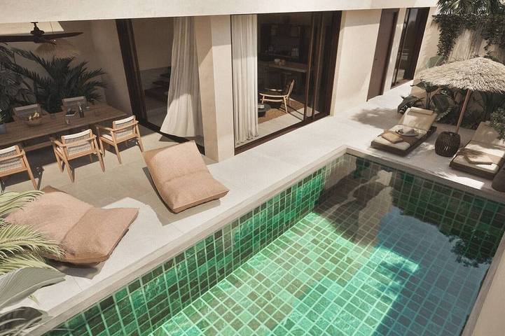 Villa pour 6 personnes, avec balcon et jardin