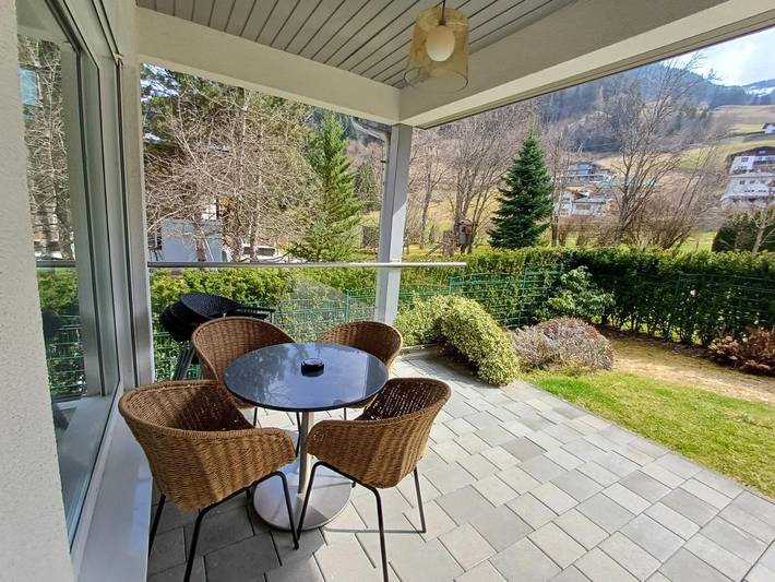 Ferienhaus für 8 Personen, mit Terrasse und Garten sowie Ausblick