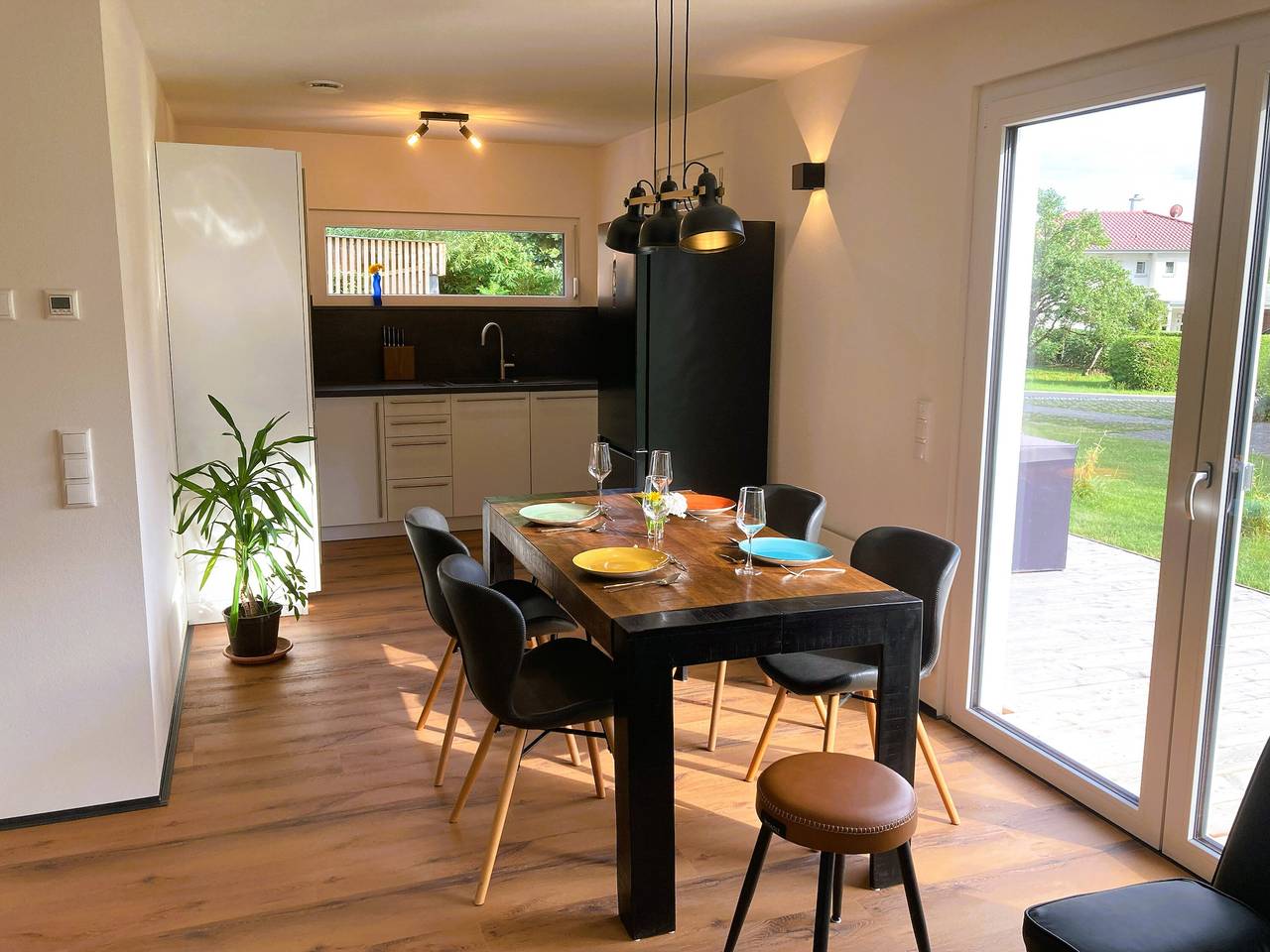Casa vacanze Riedlodge con terrazza privata, giardino privato e Wi-Fi in Oberschwaben