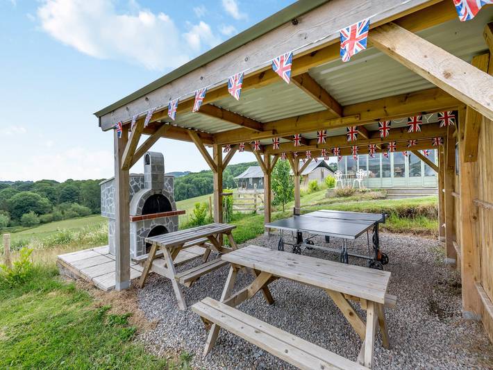 Log cabin for 2 people in Herefordshire