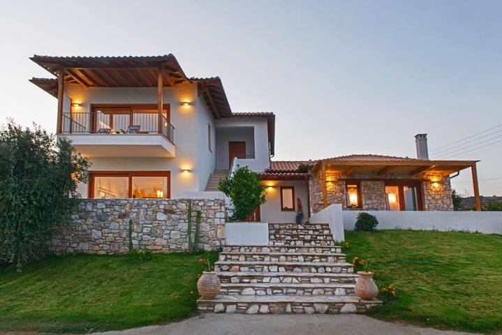Vakantiewoning voor 3 personen, met uitzicht en tuin in Chalkidiki