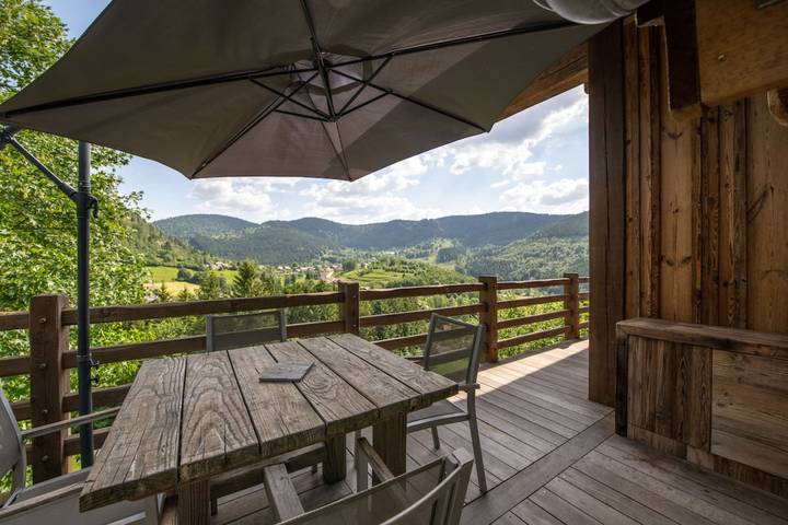 Chalet für 4 Personen mit Whirlpool in Ventron, Regionaler Naturpark Belchen der Vogesen