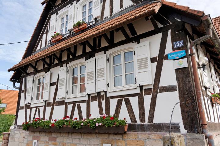 Chambre d’hôtes « Les Coquelicots » avec terrasse partagée et Wi-Fi in Seebach (homonymie), Région de Wissembourg