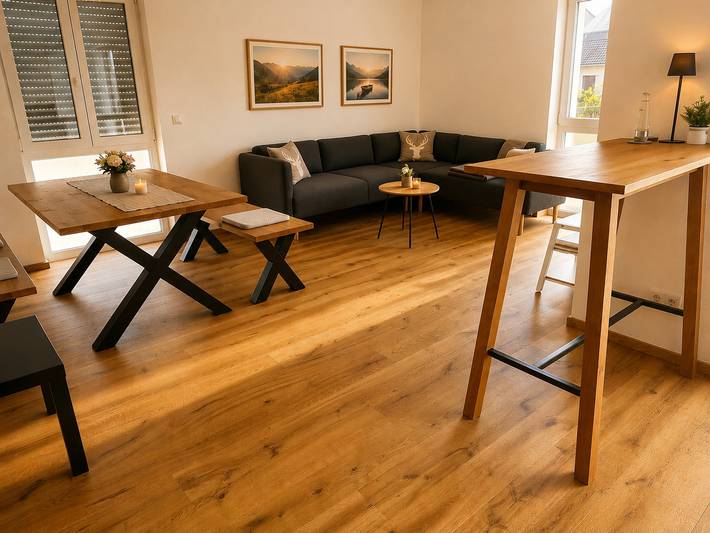 Appartement de vacances pour 3 personnes, avec Balcon ainsi que Terrasse et Jardin à Schongau