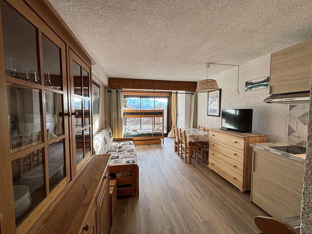 Appartement entier, Studio chaleureux pour 4 pers. au pied des pistes - L'Alpe d'Huez in Huez, Parc national des Écrins