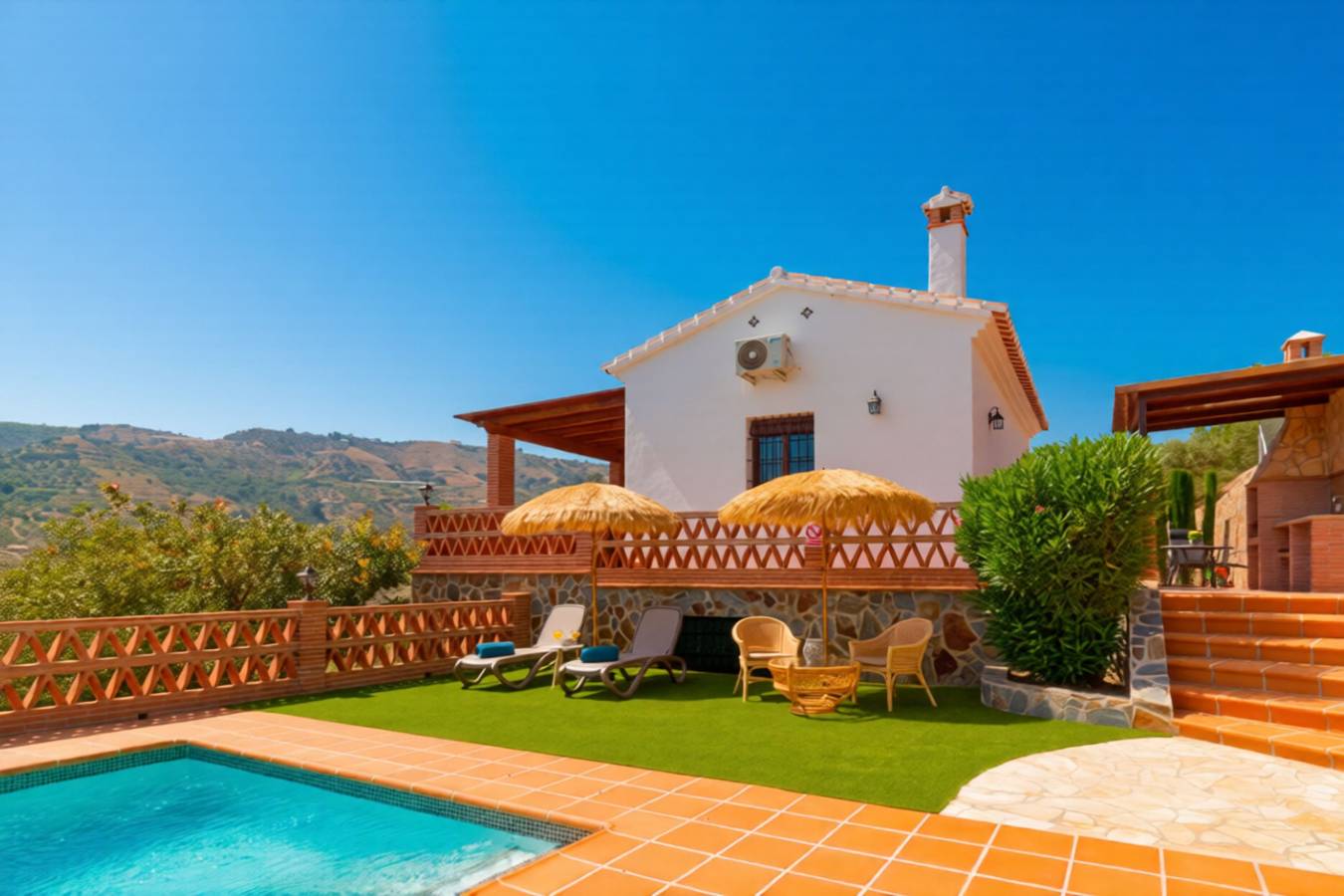 Villa für 2 Personen mit Pool in Frigiliana Road, Frigiliana