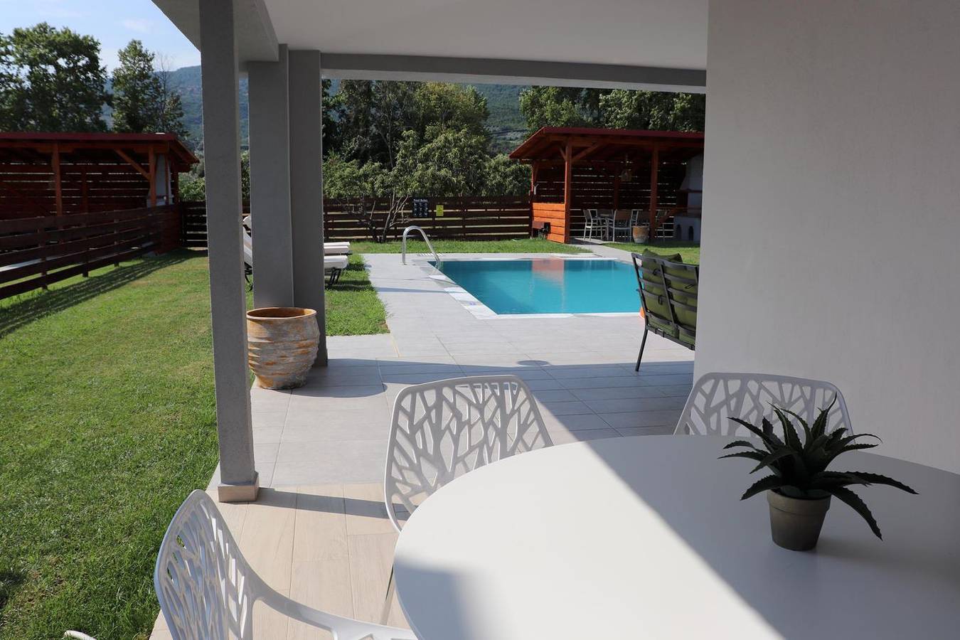 Kleine wunderschön gelegene Ferienanlage mit privaten Pools. in Nationalpark Olympos