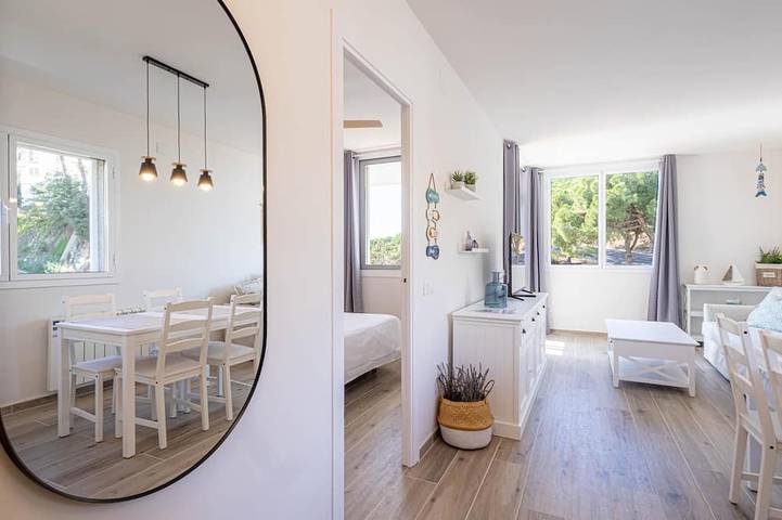 Apartamento de vacaciones para 4 personas, con balcón y jardín - 1