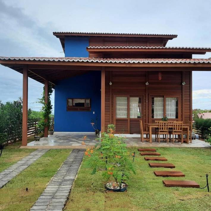 Location de vacances pour 6 personnes, avec terrasse et jardin ainsi que piscine et vue, animaux acceptés à Areia Branca - 3