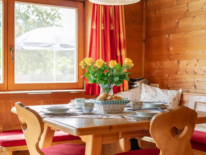 Ferienwohnung für 4 Personen, mit Balkon und Terrasse sowie Garten in Alpbach