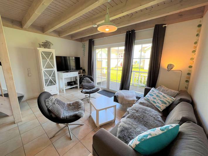 Ferienhaus für 6 Personen, mit Whirlpool und Terrasse sowie Garten und Sauna in Hansa-Park