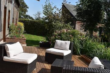 Gîte pour 8 personnes, avec terrasse et jardin à Gouchaupre