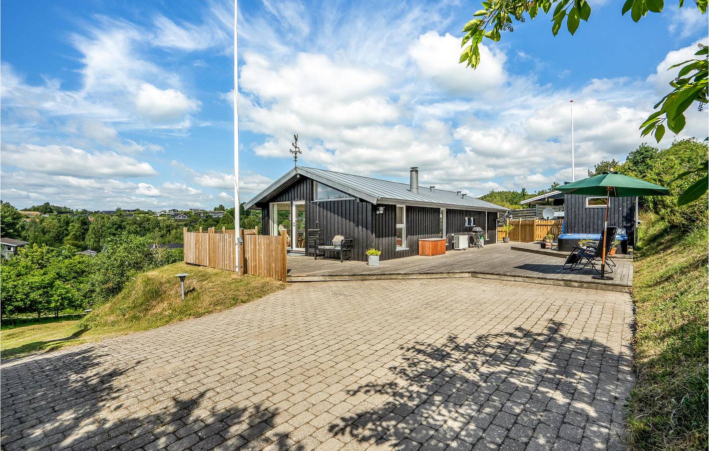 Ferienhaus für 4 Personen mit Terrasse in Egsmark Strand, Süddjursland