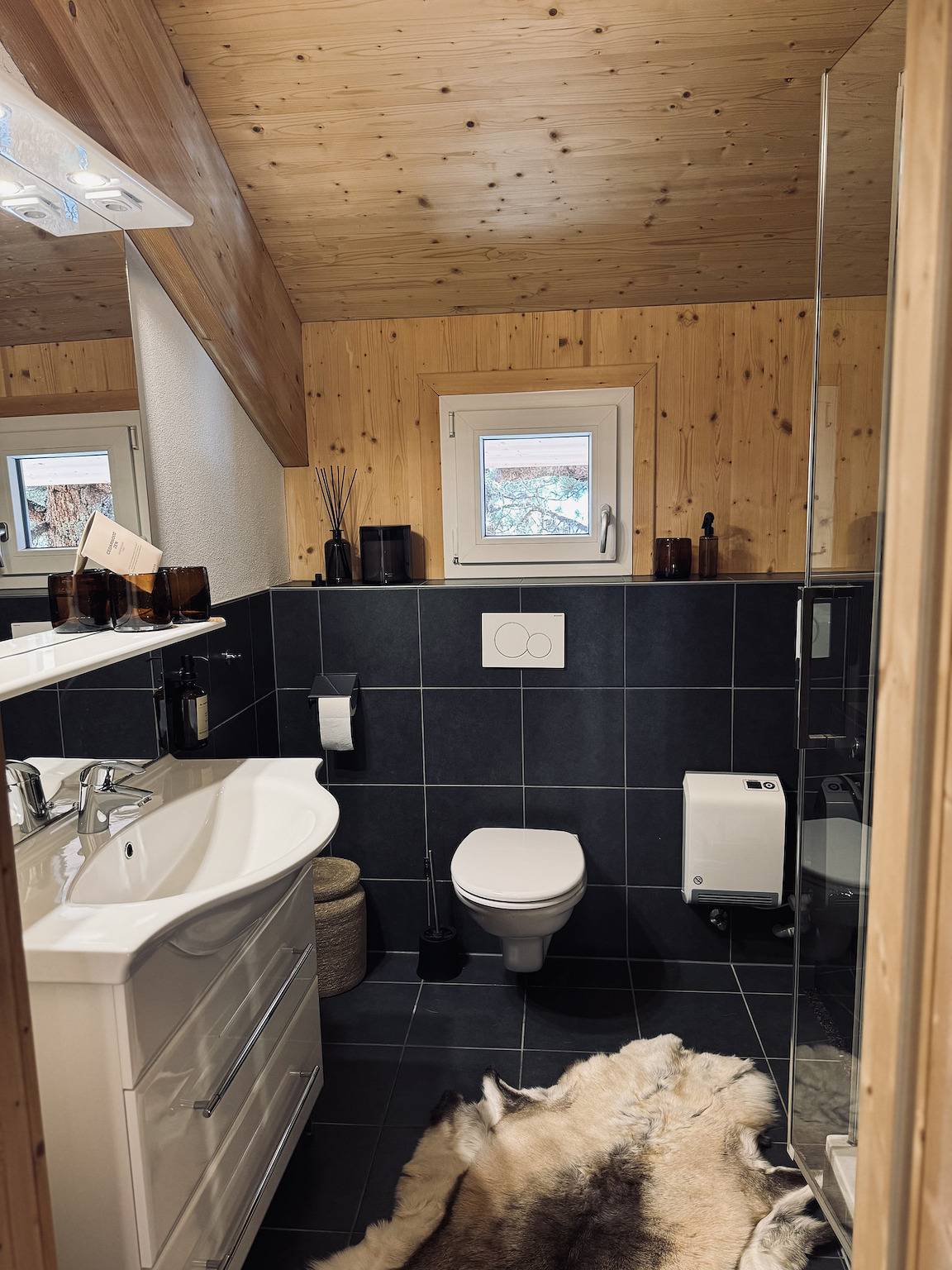 Ferienhaus # 45 mit Ir-Sauna und Whirlpool innen in Stadl-Predlitz, Turracher Höhe