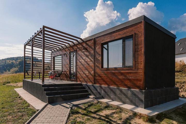 Camping para 4 personas, con Terraza además de Jardín y Vistas en Rumania