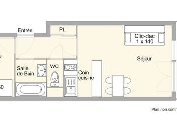 Appartement De Vacances pour 5 Personnes dans Hauteluce, Espace Diamant, Photo 2
