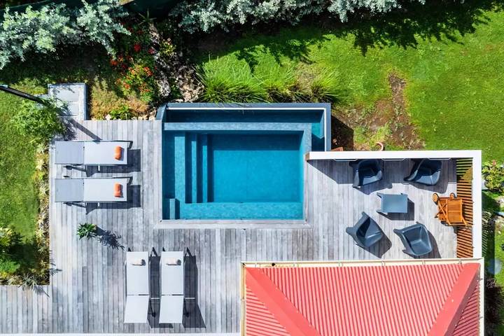 Villa pour 4 personnes, avec piscine ainsi que vue et jardin dans Marie-Galante - 2