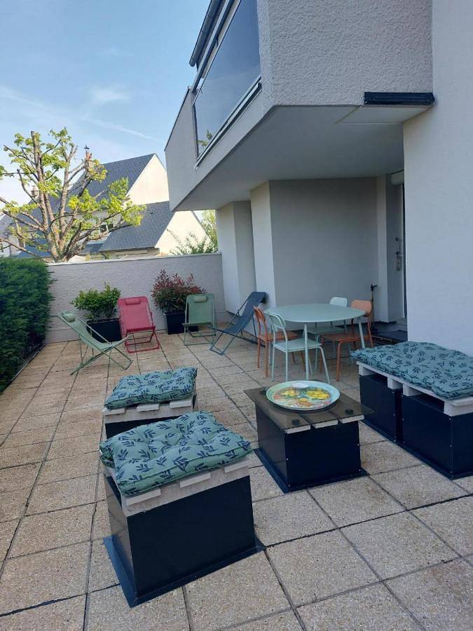 Appartement de vacances pour 4 personnes, avec Terrasse à Olivet