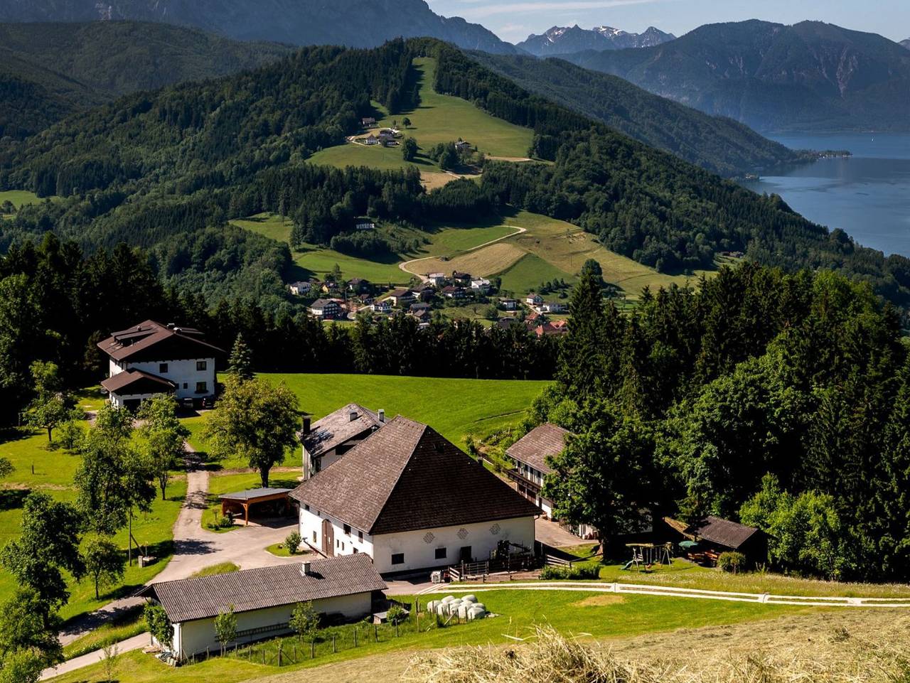 Brandnerhof - Doppelzimmer 8 in Weyregg am Attersee, Traunviertel