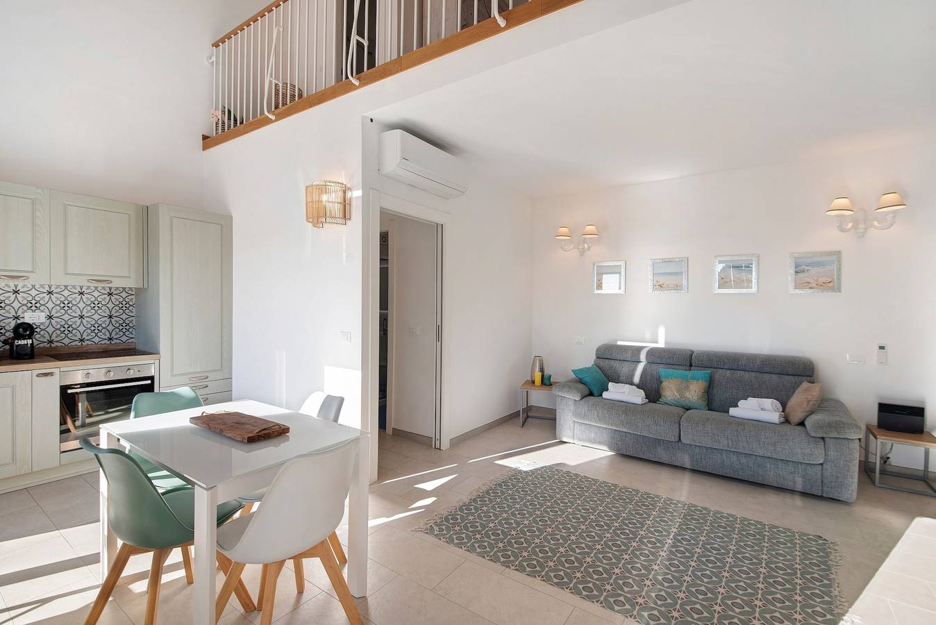 Apartamento entero, Apartamento 'Agriturismo Le Pale - Giuli 2' con vistas al mar, Wi-Fi y aire acondicionado in Bogliasco, Riviera Italiana